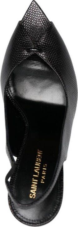 Saint Laurent Lola slingback pumps Zwart