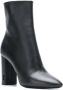 Saint Laurent Lou 95mm leren laarzen Zwart - Thumbnail 2