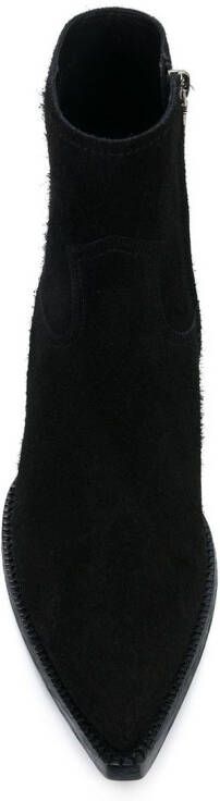 Saint Laurent Lukas 40 enkellaarzen Zwart