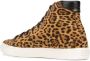 Saint Laurent Malibu sneakers met luipaardprint Bruin - Thumbnail 3