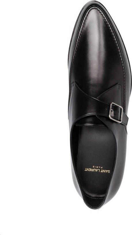Saint Laurent Marceau gespschoenen Zwart