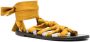 Saint Laurent Nolan sandalen met knoopdetail Geel - Thumbnail 2