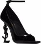 Saint Laurent Opyum pumps met open neus Zwart - Thumbnail 2