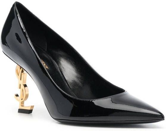 Saint Laurent OPYUM pumps met puntige neus Zwart