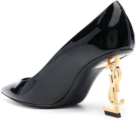 Saint Laurent OPYUM pumps met puntige neus Zwart