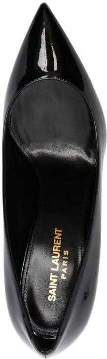 Saint Laurent OPYUM pumps met puntige neus Zwart