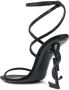 Saint Laurent 110mm Opyum sandalen Zwart - Thumbnail 3