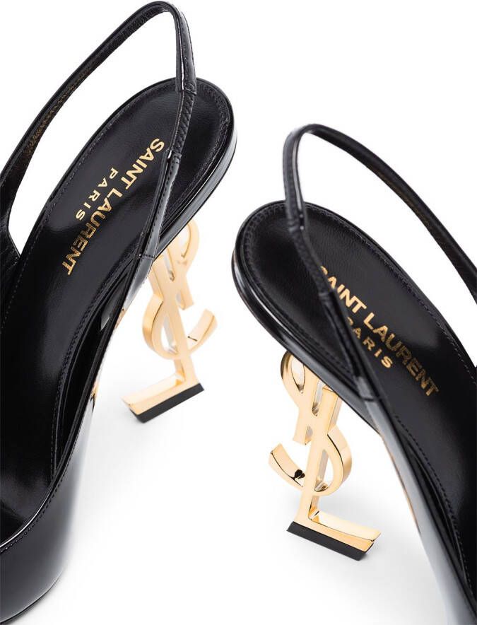 Saint Laurent Opyum slingback pumps Zwart