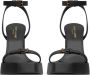 Saint Laurent Platz sandalen met plateauzool Zwart - Thumbnail 3
