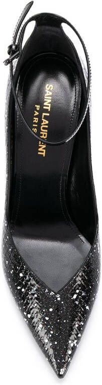 Saint Laurent Pumps met inktvlekken Zwart
