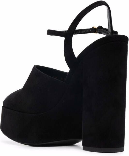 Saint Laurent Pumps met plateauzool Zwart