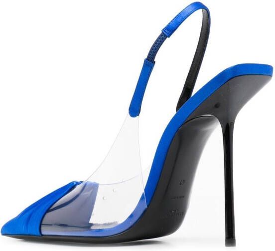 Saint Laurent Pumps met puntige neus Blauw