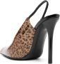 Saint Laurent Raven pumps met luipaardprint Bruin - Thumbnail 3