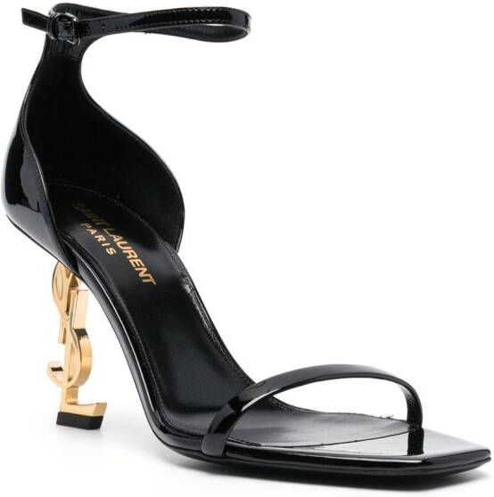 Saint Laurent 85mm Opyum sandalen Zwart