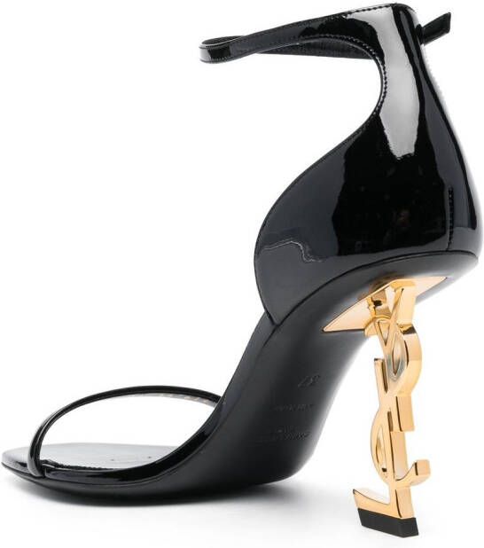 Saint Laurent 85mm Opyum sandalen Zwart