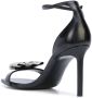 Saint Laurent Sandalen met strik Zwart - Thumbnail 3