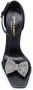 Saint Laurent Sandalen met strik Zwart - Thumbnail 4