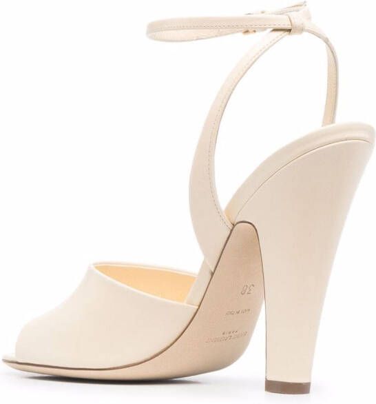 Saint Laurent Scandale sandalen Beige