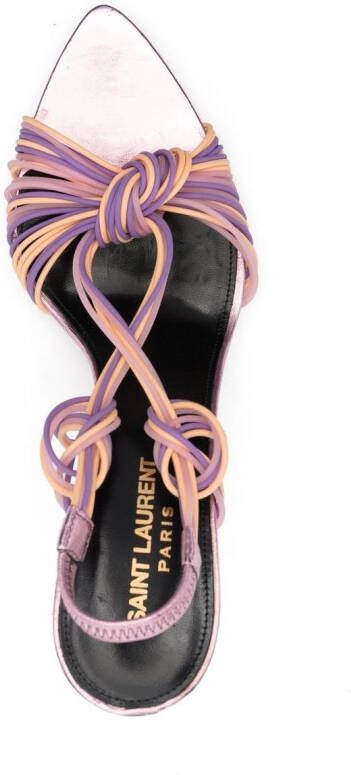 Saint Laurent Scoubi sandalen Paars