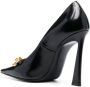 Saint Laurent Silvana pumps met ketting Zwart - Thumbnail 3