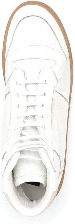 Saint Laurent SL24 high-top sneakers Wit