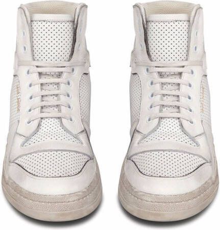 Saint Laurent SL24 high-top sneakers Wit