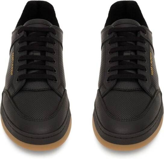 Saint Laurent Leren sneakers Zwart