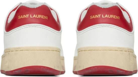 Saint Laurent SL 61 leren sneakers Wit