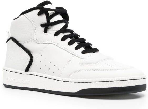 Saint Laurent SL 80 high-top sneakers Wit