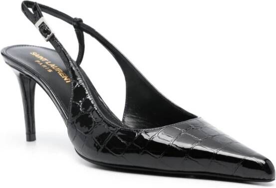 Saint Laurent Slingback pumps Zwart