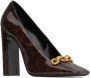 Saint Laurent Swing pumps met schildpadschild design Rood - Thumbnail 2