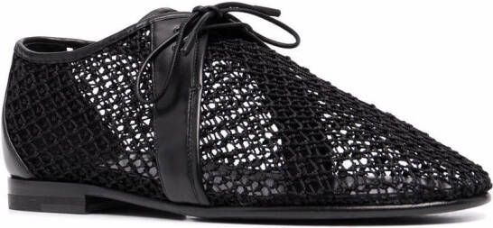 Saint Laurent Timothee mesh schoenen Zwart