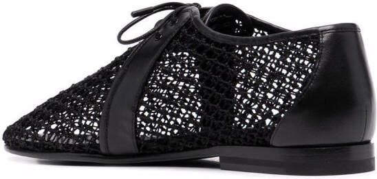 Saint Laurent Timothee mesh schoenen Zwart