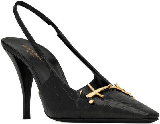 Saint Laurent Tom slingback pumps Zwart