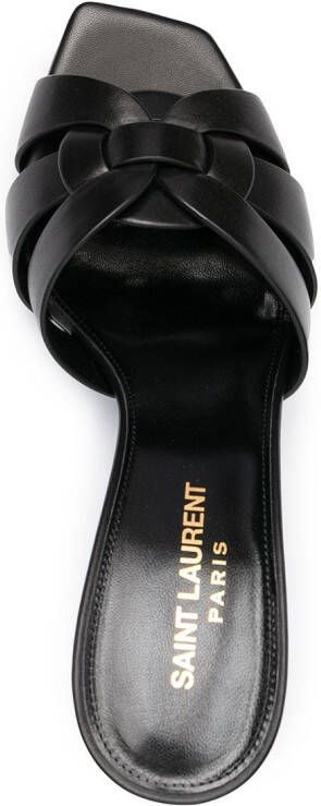Saint Laurent Tribute 85 mm muiltjes Zwart