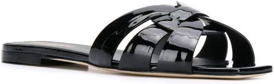 Saint Laurent Tribute sandalen Zwart