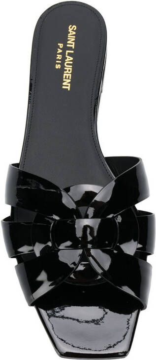 Saint Laurent Tribute sandalen Zwart
