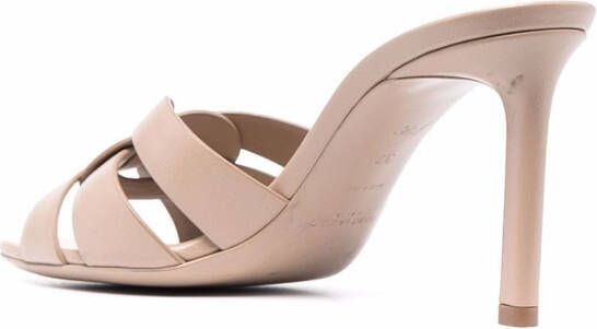 Saint Laurent Tribute sandalen Beige