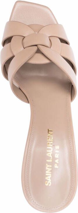 Saint Laurent Tribute sandalen Beige