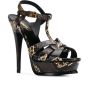 Saint Laurent Tribute sandalen Bruin - Thumbnail 2