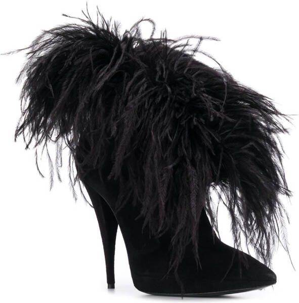 Saint Laurent Zizi laarzen Zwart
