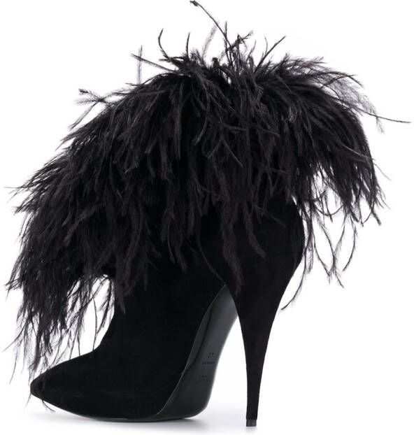 Saint Laurent Zizi laarzen Zwart