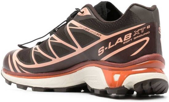 Salomon XT6 sneakers met vlakken Bruin