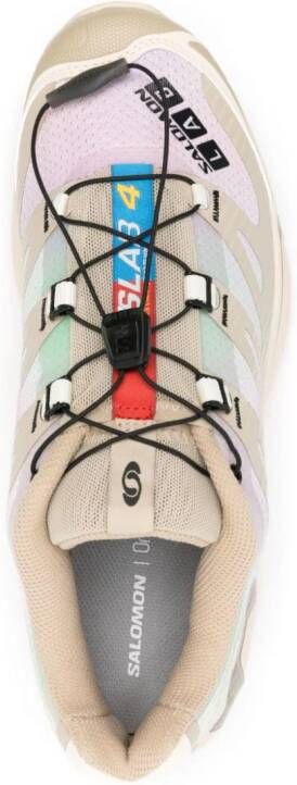 Salomon XT-4 OG Aurora Borealis sneakers met colourblocking Beige