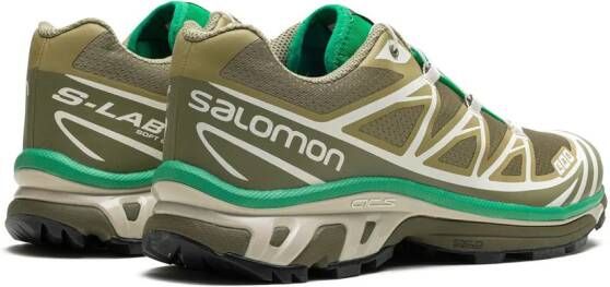 Salomon XT-6 sneakers met vlakken Groen