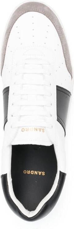 SANDRO Sneakers met logo-reliëf Wit