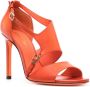 Santoni Leren sandalen Oranje - Thumbnail 2