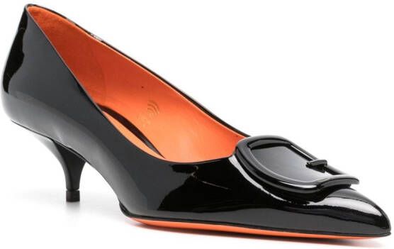 Santoni Pumps met puntige neus Zwart