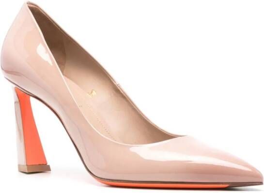 Santoni Lakleren pumps Roze