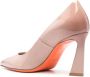 Santoni Lakleren pumps Roze - Thumbnail 3